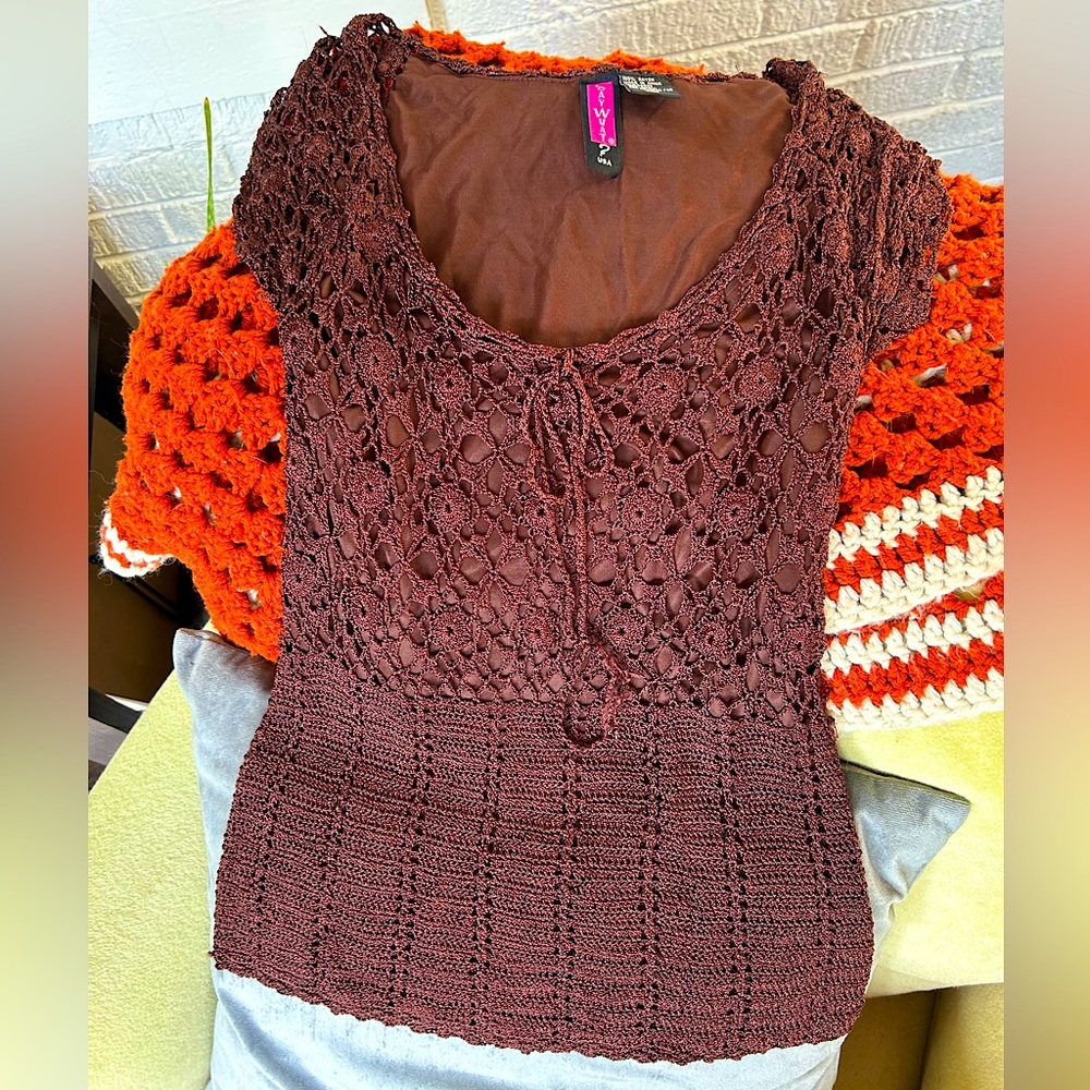 Y2K Crochet Top